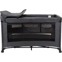 Novi Campingbed Kiki Luxe Dark Grey
