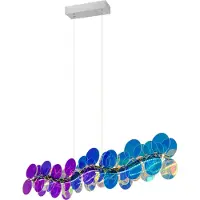 TRIO Hanglamp Pulse gekleurd