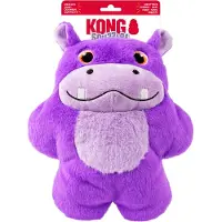 Kong snuzzles hippo nijlpaard paars - 24,5x10x28 cm