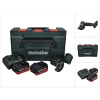 Metabo CC 18 LTX accu haakse slijper 18 V 76 mm borstelloos + 2x accu 5,5 Ah + lader + metaBOX