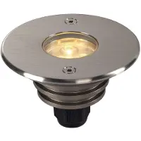 SLV 233500 LED inbouwspot voor vloer, rond, roestvrij staal 316, 6W, 3000K, 12-25V, IP67