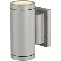 SLV Wandlamp buiten Myra, dimbaar, alu / grijs / zink, Aluminium, Modern, Wandlamp buiten