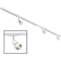SLV 143191 Montagerailset (compleet) GU10 12,9 W LED (monochroom) Wit