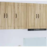 vidaXL Vaatwasserpaneel Kalmar Sonoma Eik 40 x 31 x 80 cm Bewerkt hout