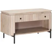 vidaXL Schoenenbank met lade met plank met opslag 85 x 37 x 48 cm
