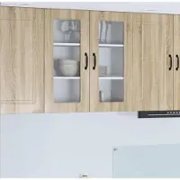 vidaXL Vaatwasserpaneel Kalmar Sonoma Eik 80 x 31 x 80 cm Bewerkt hout