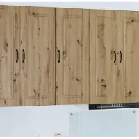 vidaXL Vaatwasserpaneel Kalmar Artisan Eiken 40 x 31 x 100 cm