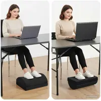 vidaXL 44 x 29 x 17 cm Stevig PU Schuim Zwart