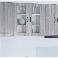 vidaXL Vaatwasserpaneel Kalmar Grijs Sonoma 80 x 31 x 80 cm