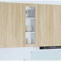 vidaXL Hangkast Sonoma Eik 40 x 31 x 100 cm Bewerkt hout