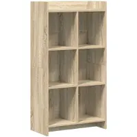 vidaXL Boekenkast Sonoma Eiken 59 x 30 x 111 cm Bewerkt hout