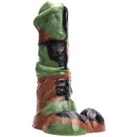 Kiotos Revolt - Dildo Fantasie - Green Army - Nr. 01 - Medium - 18 x 5,5 cm
