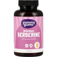 Yummygums Berberine Rebersa 500 mg Plantaardig Suikervrij 30 capsules