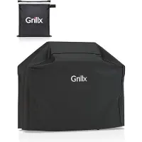 GrillX Barbecue Hoes - 145 x 61 x 117cm - BBQ Hoes Waterdicht - Beschermhoes Inclusief Trekkoord - BBQ Accesoires