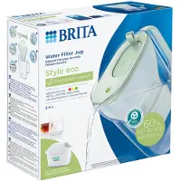 Brita Waterfilterkan Style Eco - 2,4L - Groen - Incl. 1 MAXTRA PRO Pure Performance waterfilter