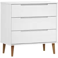 vidaXL Ladekast MOLDE 80x40x80 cm massief grenenhout wit