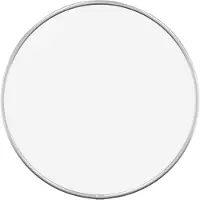 vidaXL Wandspiegel rond Ø30 cm zilverkleurig