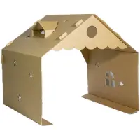 KarTent Kartonnen kinderbed huis - Voor bedden van 90 cm breed -