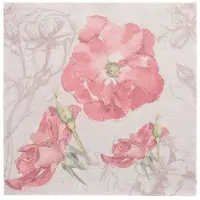 Papstar 50 Servetten ROYAL Collection 1/4 vouw 40 cm x 40 cm roze Blossom