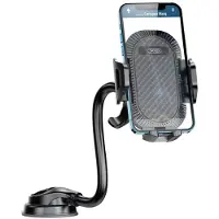 XO Auto Smartphone Houder Zuignap Mount Dashboard Voorruit Zwart