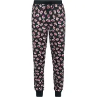 Alice Au Pays Des Merveilles - Disney Pyjamabroek - Cheshire Cat - We're All Mad Here - S tot XXL - voor Vrouwen - zwart - Maat L