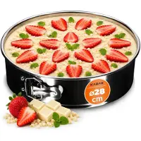 Kadax cakeblik "Lodi", cakevorm, ronde bakvorm, taartvorm, 28 cm