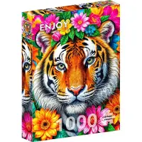 Enjoy Puzzle Stripes and Blooms Puzzel (1000 stukjes)