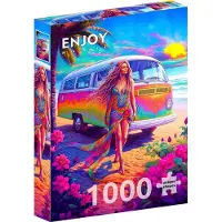 Enjoy Puzzle Hippie at Heart Puzzel (1000 stukjes)