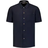 No-excess Short Seeve Overhemd inen Bend Navy | Donkerblauw | Maat L