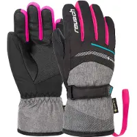Reusch Sporthandschoenen 'Bolt GTX Junior' lichtblauw / grijs gemêleerd / pink / zwart