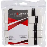 Black Crown Padel grip - - Verpakking x12 - Wit - Comfort - Grip