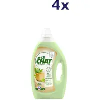 Le Chat 4x vloeibaar wasmiddel eco efficacite savon vegetal 1,89l 44sc
