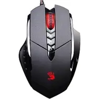 A4Tech Bloody V7M V-Track Usb-Muis Zonder Gaten Voor Computer, Aluminium, Zwart
