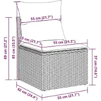 vidaXL 7-delige Schapentondeuseset 550W