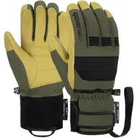 Reusch - Skihandschoenen - Andy R-TEX XT Burnt Olive/Camel voor Unisex van Wol - Maat 9 - Kaki