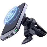Phreeze CH03V - Telefoonhouder Auto Ventilatie - GSM Houder Auto - Magneet Telefoonhouder - Geschikt voor MagSafe - Autohouder - Draadloos Oplader - Qi Lader Auto