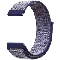 Garmin Vivoactive / Vivomove nylon band - middernacht blauw