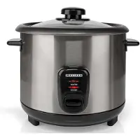 Melissa 16280024 - Reisfornuis, 1,5 liter - 500 W - Anti-aanbaklaag - Stoominzetstuk - Warmhoudfunctie - Automatische uitschakeling