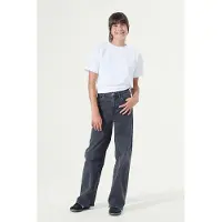 Garcia Annemay meisjes Jeans, 146, Zwart, Wide fit