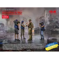 ICM Modelbouwpakket Militaire voertuigen - 35751 Journalists in War - 4 figures Plastic - 1:35 - Modelbouw