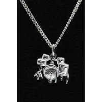 MOOYE ® - Collectie Zilveren Drumstel ketting hanger