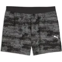 Puma Sportbroek grijs / zwart / wit