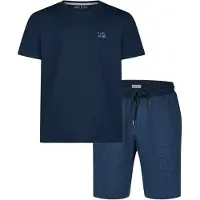 Phil&Co. Pyjama kort 'Essential' donkerblauw