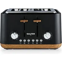 Salter Toronto Broodrooster - 4-Slice, Brede Sleuven, 6 Standen
