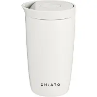 Chiato Home dailySIP Milk White Thermosbeker, 350 ml - Wit