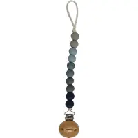 Chewies Speenketting Ombre Clip Silicone Beads Blue