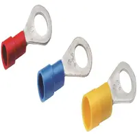 Cimco geïsoleerde ringkabelschoen vertind 4-6mm² M10 - geel per 100 stuks (180058)