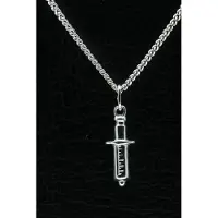 MOOYE ® - Collectie Zilveren Injectiespuit ketting hanger