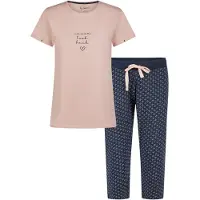 Louise Pyjama 'Essential Capri' pink