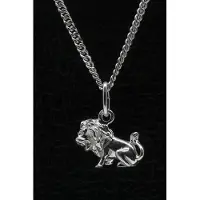 MOOYE ® - Collectie Zilveren Sterrenbeeld Leeuw ketting hanger - klein